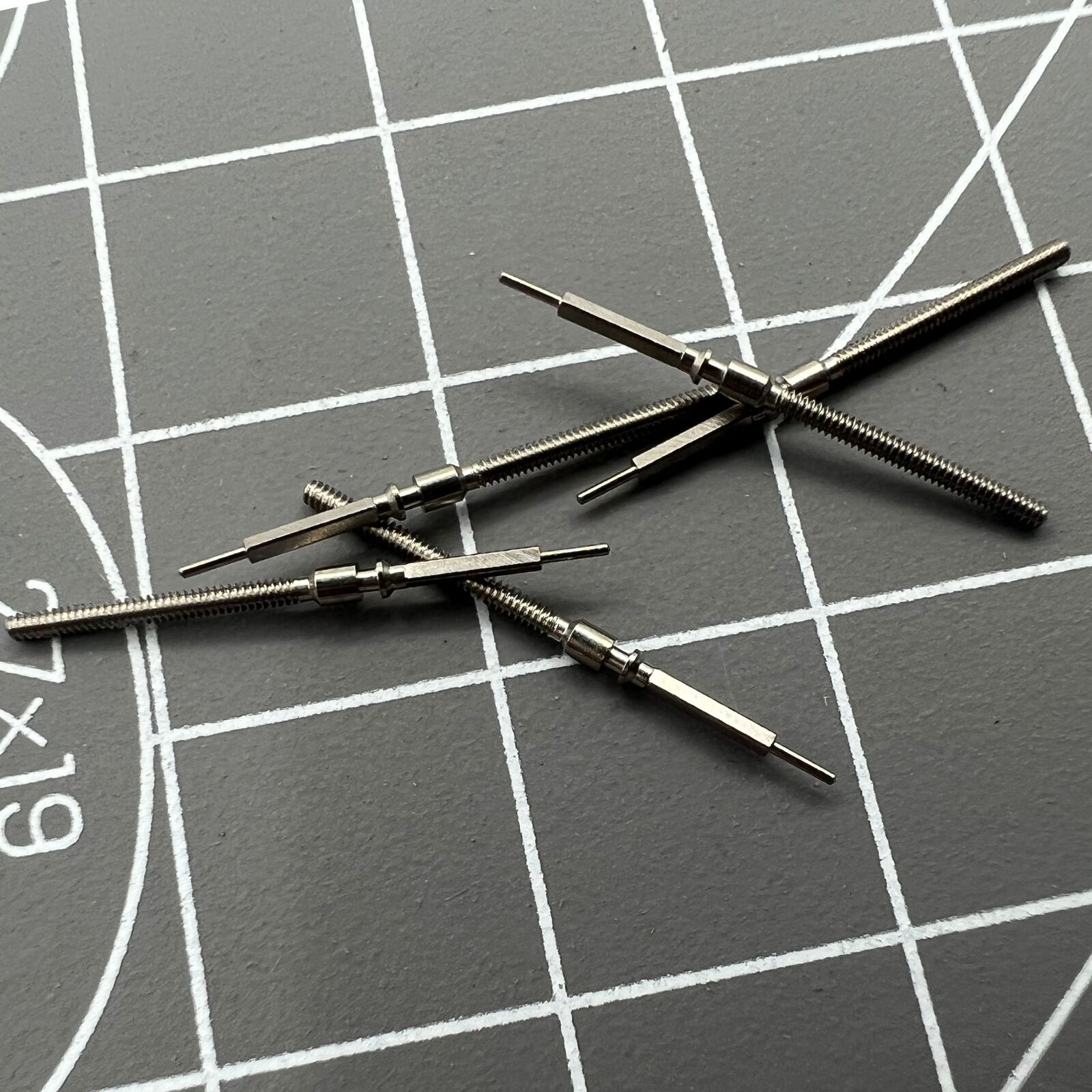 5 PIECES Watch Winding Stems Spare Parts Fit for ST2555 Movement