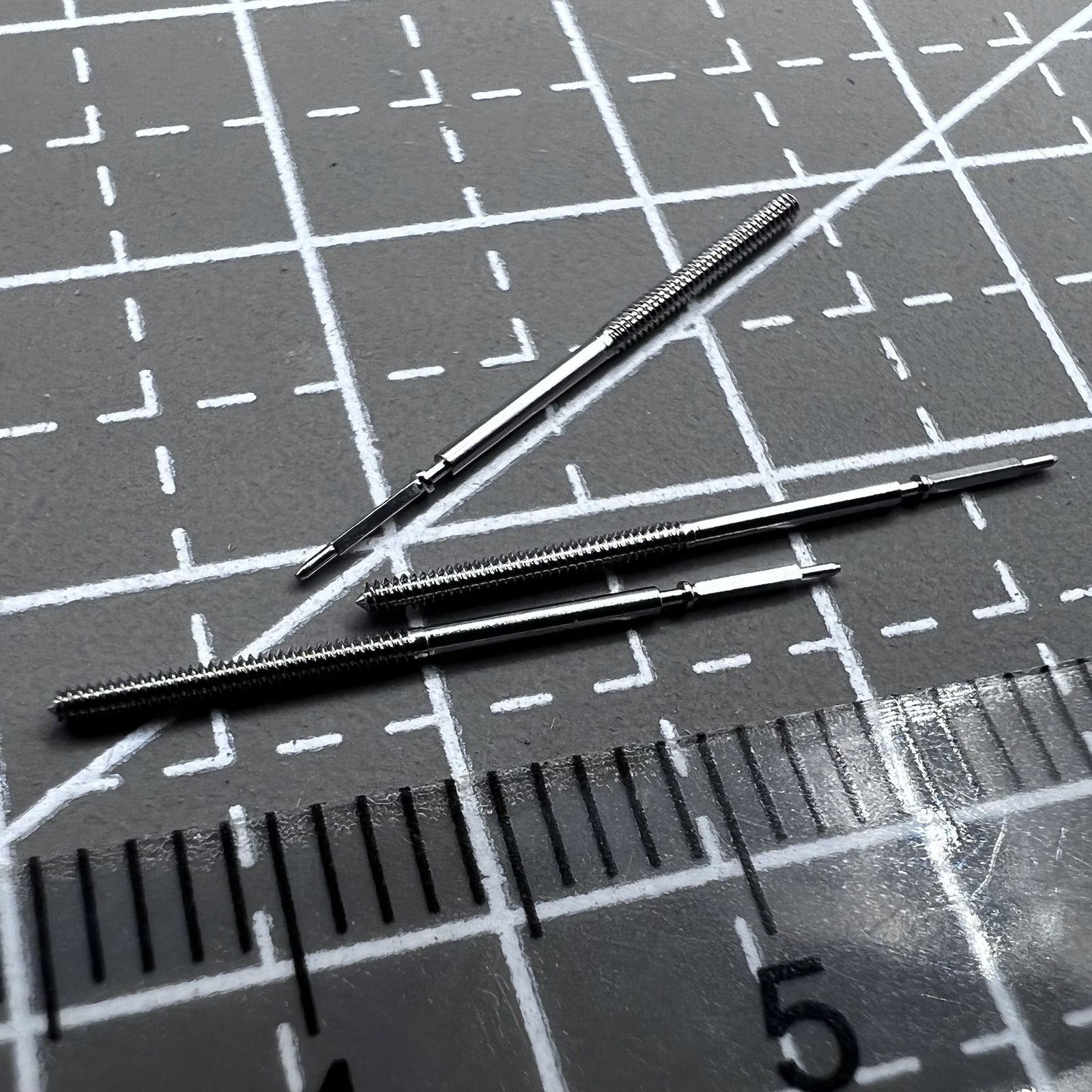 2 PIECES Winding Stems for ETA E64.111 Movement