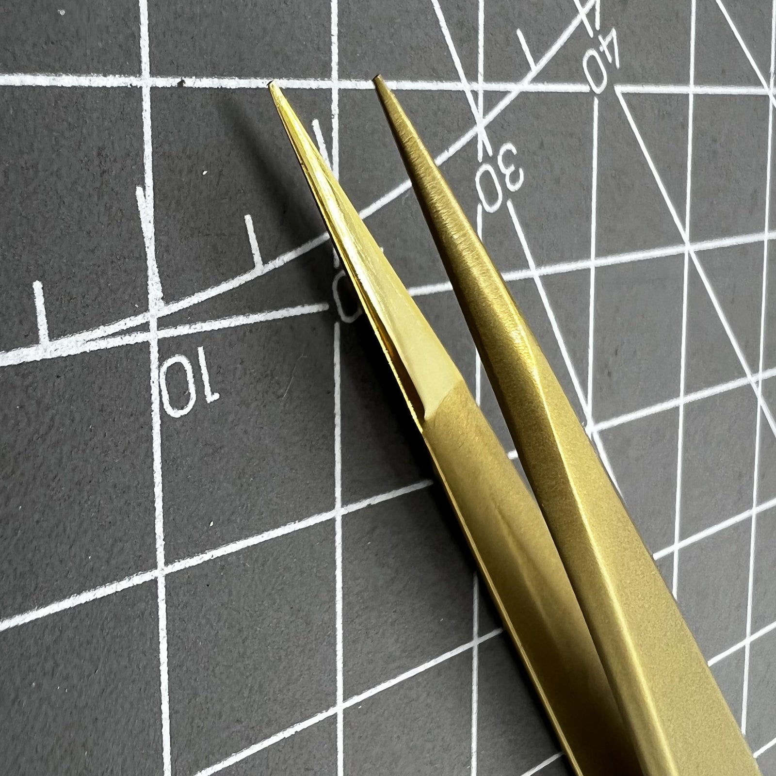 Swiss Bergeon 7422-PM-S5 Brass Anti-Magnetic Tweezers