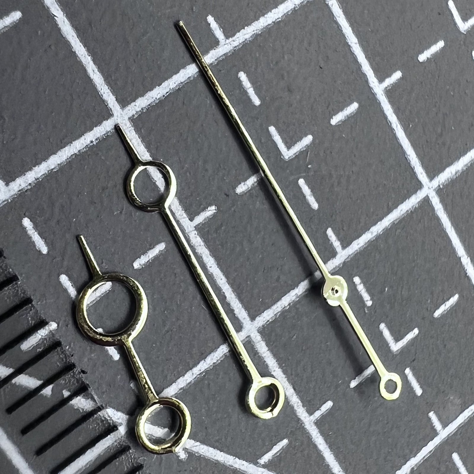 2 Sets/Pack Modified 12.5mm Circle Hollow No Lume Hands for NH35/36 NH38 NH72
