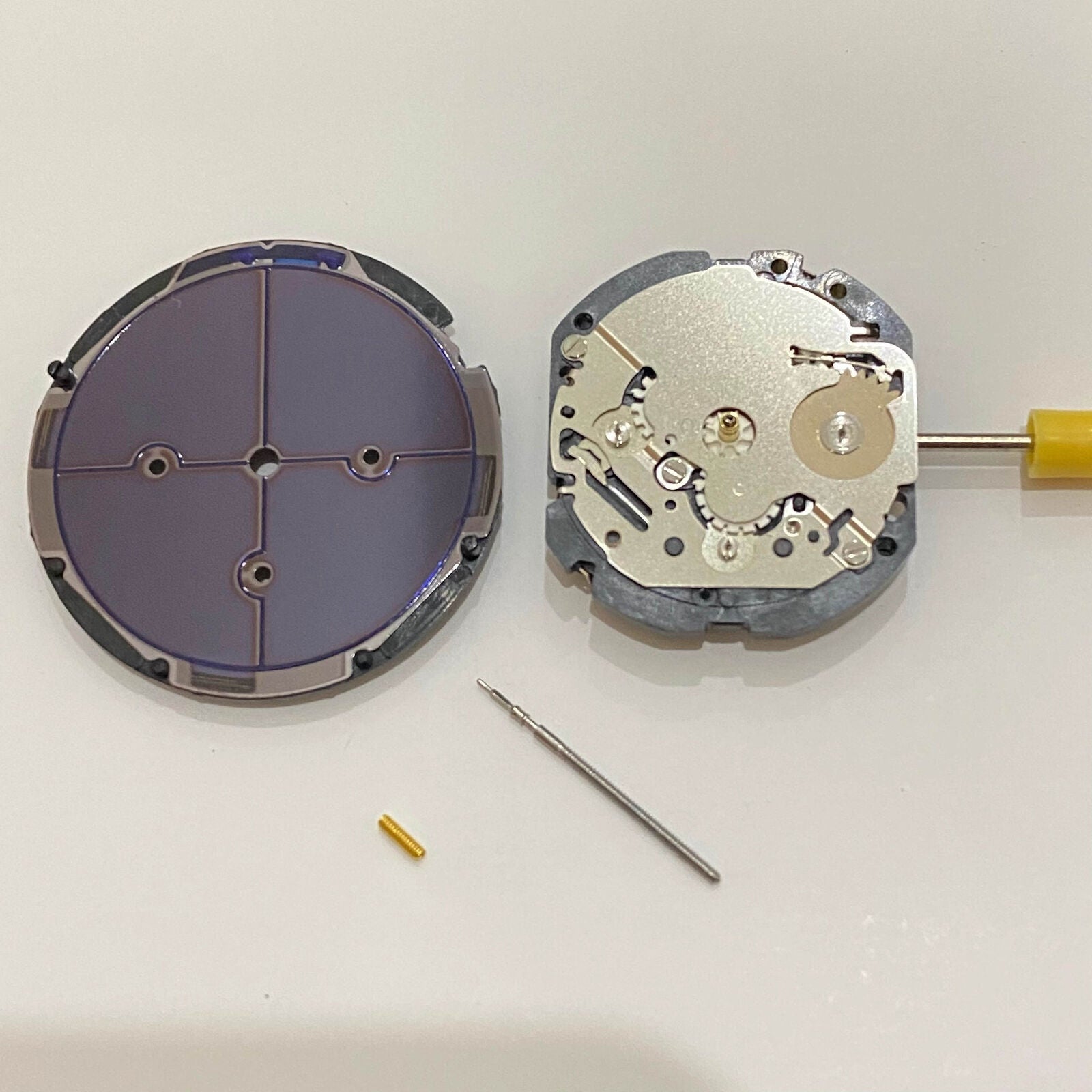 Hattori Epson TMI VS3J VS3JA Watch Quartz Movement Solar Power Japan Made