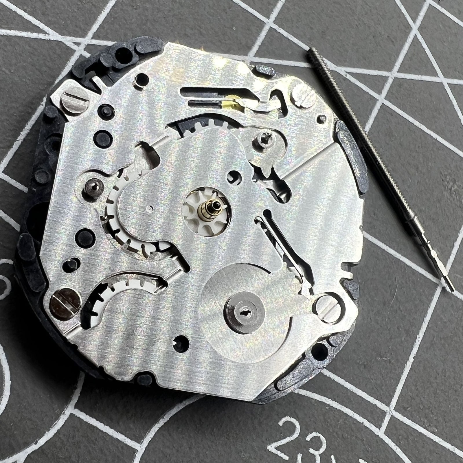 Hattori VX3LA Quartz Watch Multifunctional Movements 3 Eye 2/6/10
