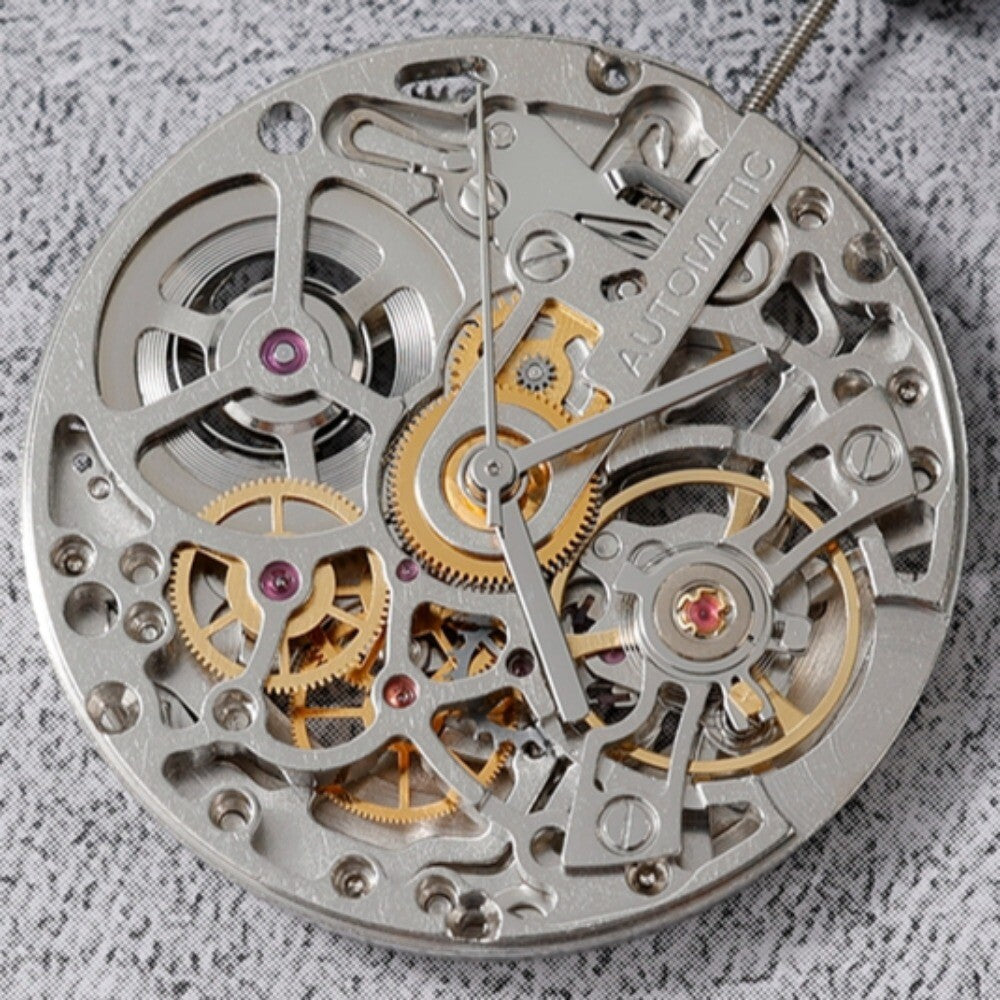 China Made 24 Jews SL-2201C Hollow 3 Hands Automatic Mechanical Movement 3 Hands