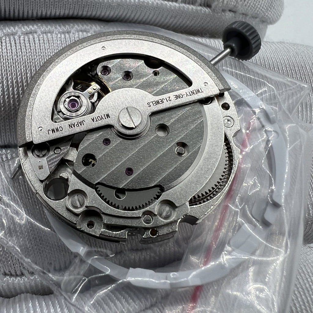 Japan Made Miyota/Citizen 82S7 Silver Plated Japan Automatic Mechanical Movement