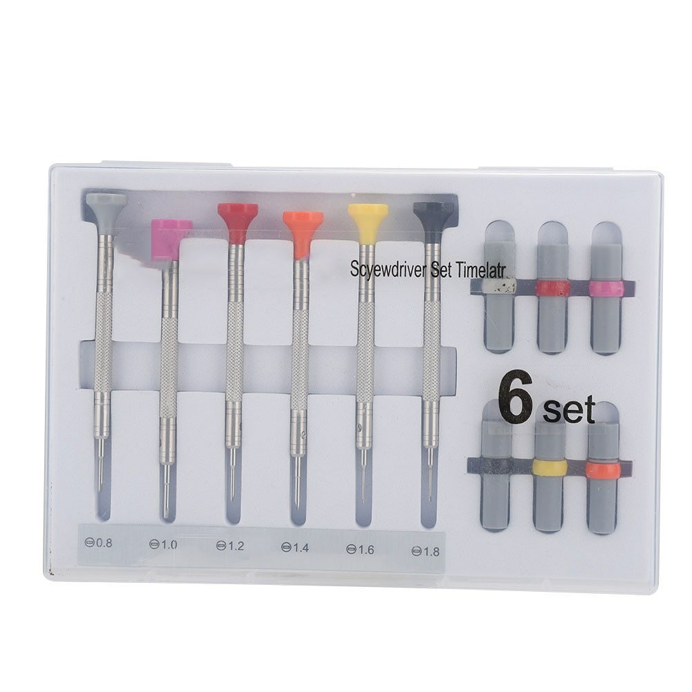 6PCS Screwdriver with 12 Spare Screwdriver Heads Mobile Phone Laptop