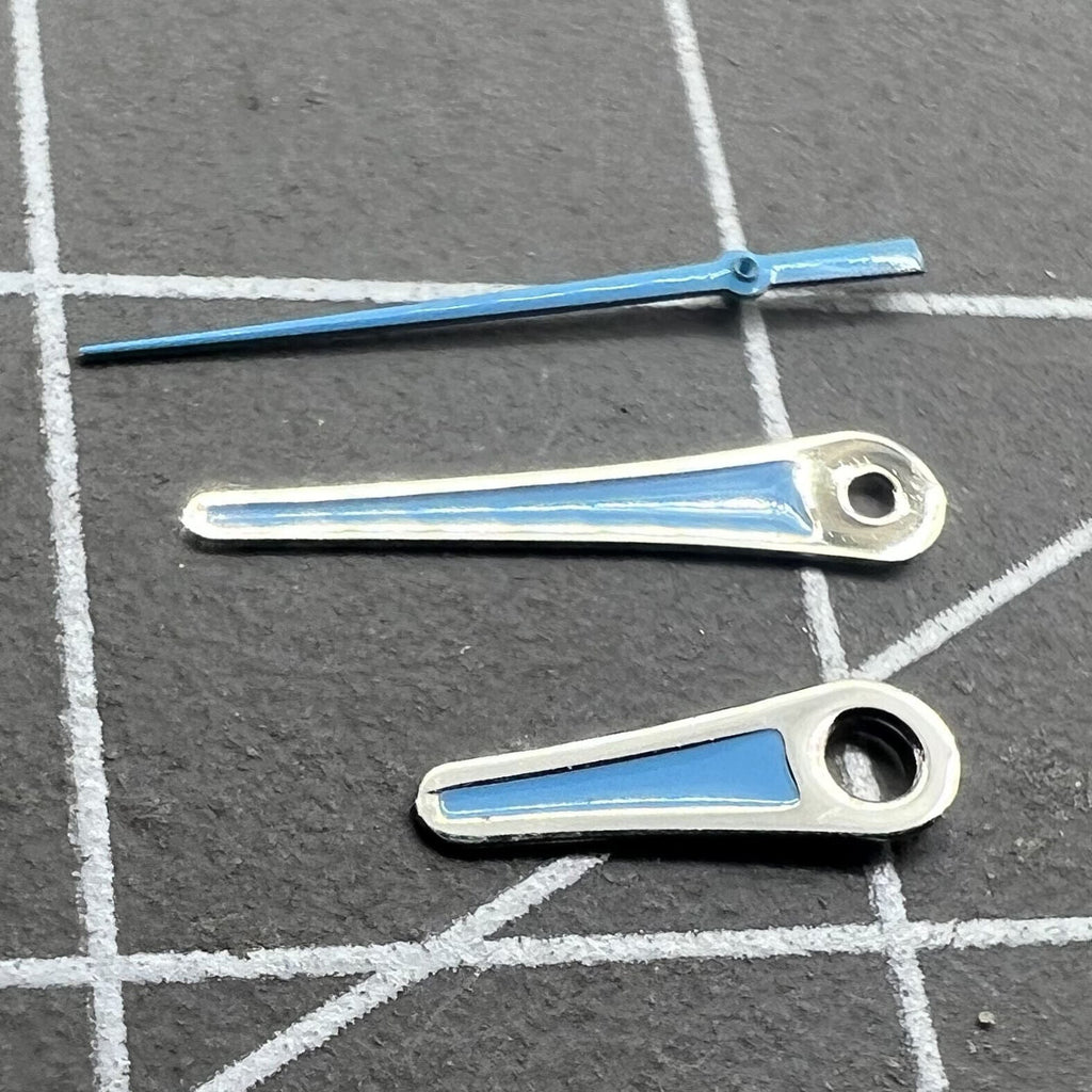 2 Sets/Pack Blue Painted Sets of Watch Hands for Miyota 2035 Movement