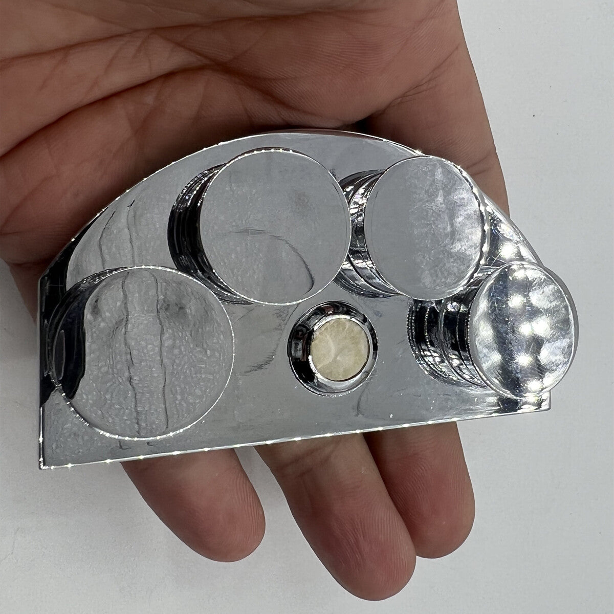 Watch Oil Cup Stand S/S 4 Oiler Dishes Cups with Cover Watch Repair Tool 30180-A