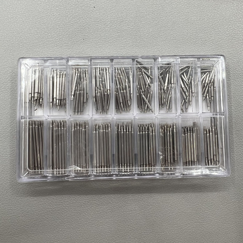 (360PCS) 8-25mm Watch Band Strap Spring Bars Stainless Steel Set Kit Link Pins