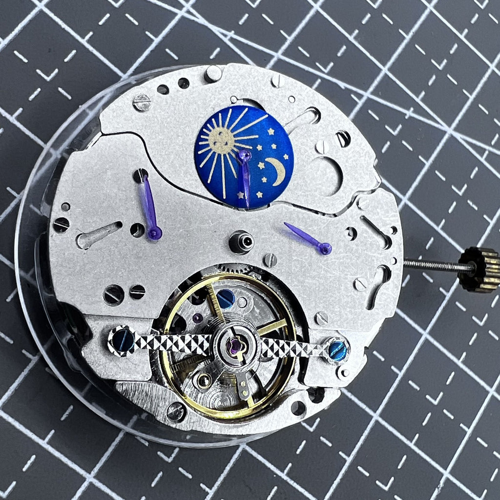 Moon Phase@12 Multifunctional Automatic Mechanical Movement