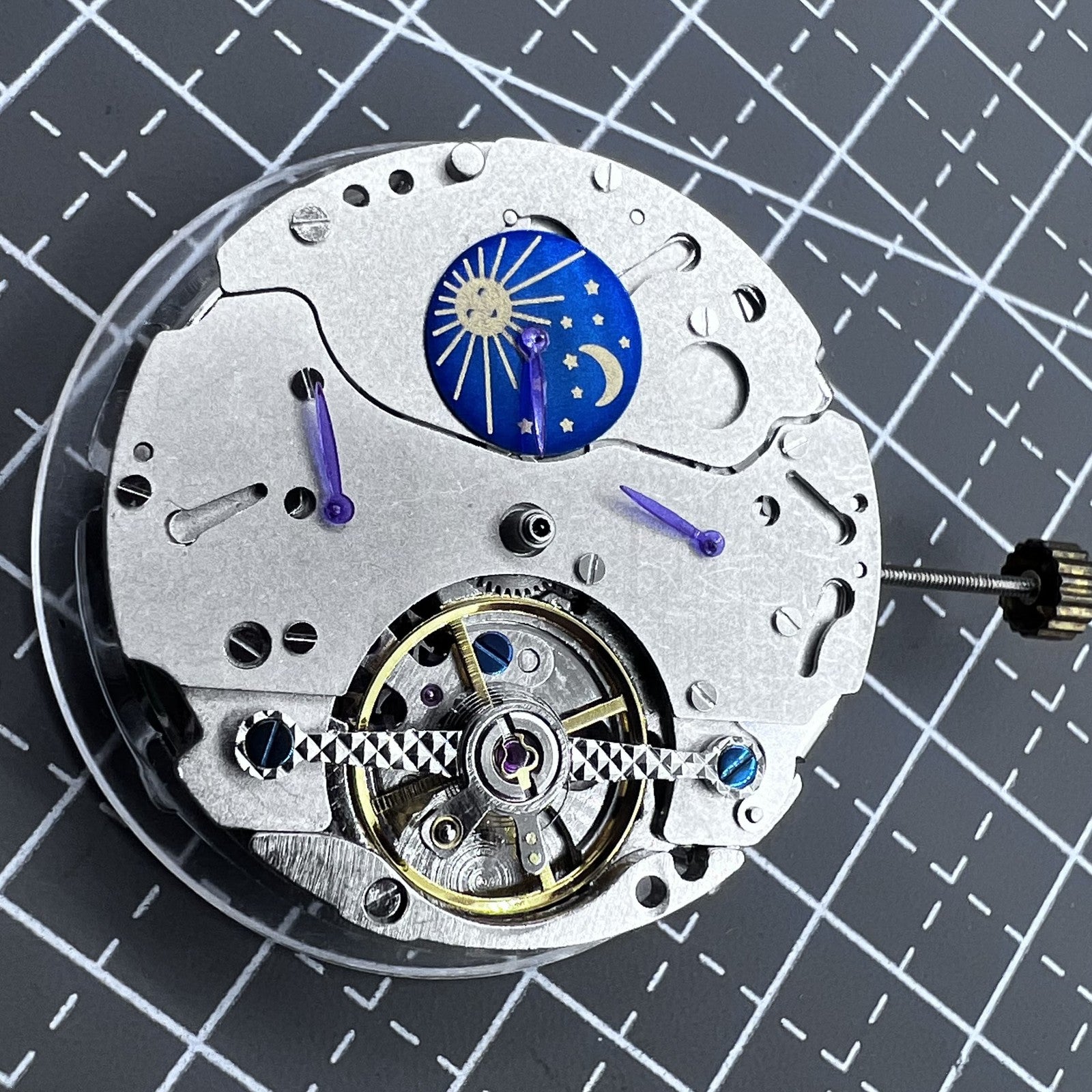 Moon Phase@12 Multifunctional Automatic Mechanical Movement