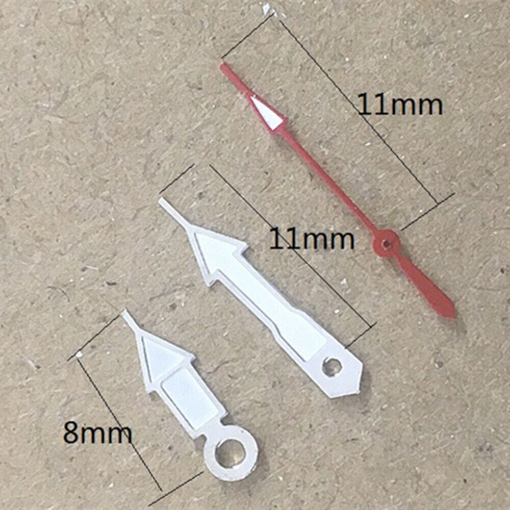 2 Sets/Pack Luminous Red Second Watch Hands For Miyota 2035 Movement