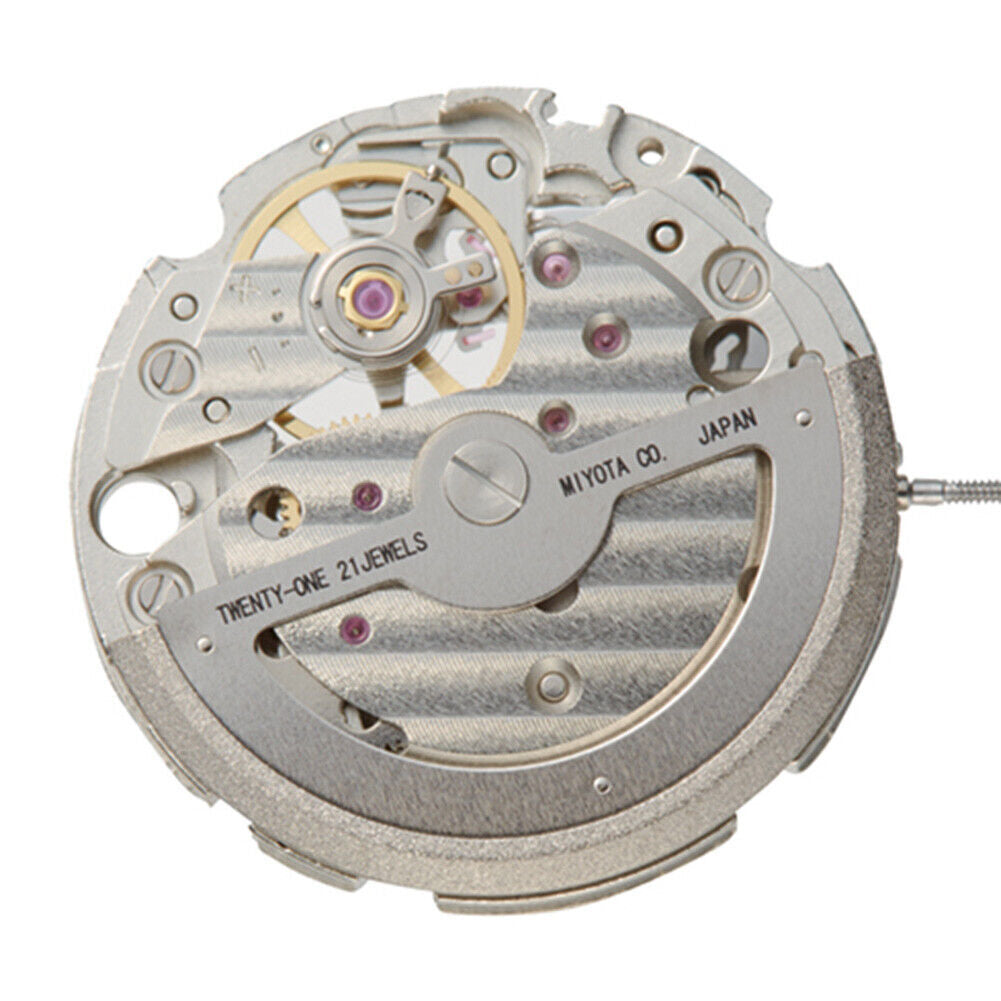 Miyota / Citizen 82S7 Silver Plated Japan Automatic Mechanical Movement