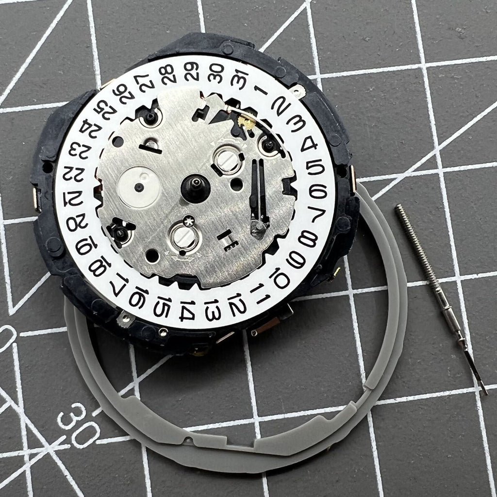 Japan Hattori Epson YM91 YM91A Watch Quartz Movement Date@3