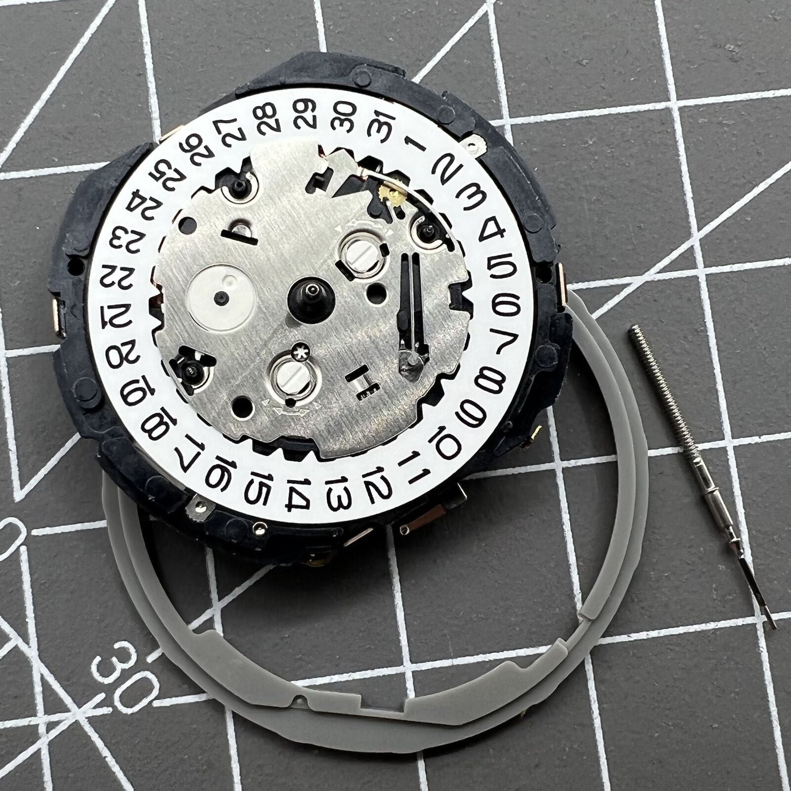 Japan Hattori Epson YM91 YM91A Watch Quartz Movement Date@3