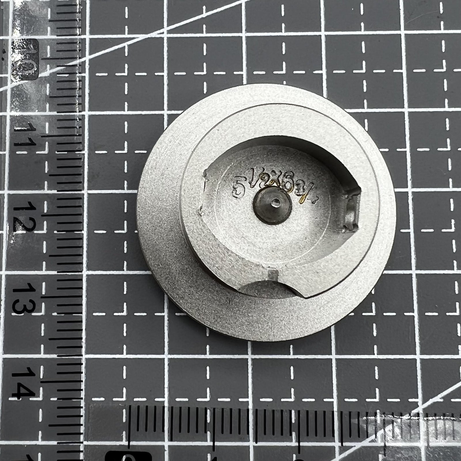 Bergeon 1997 DI 5-1/2 x 6-3/4 Ligne Movement Holder With Center Screw