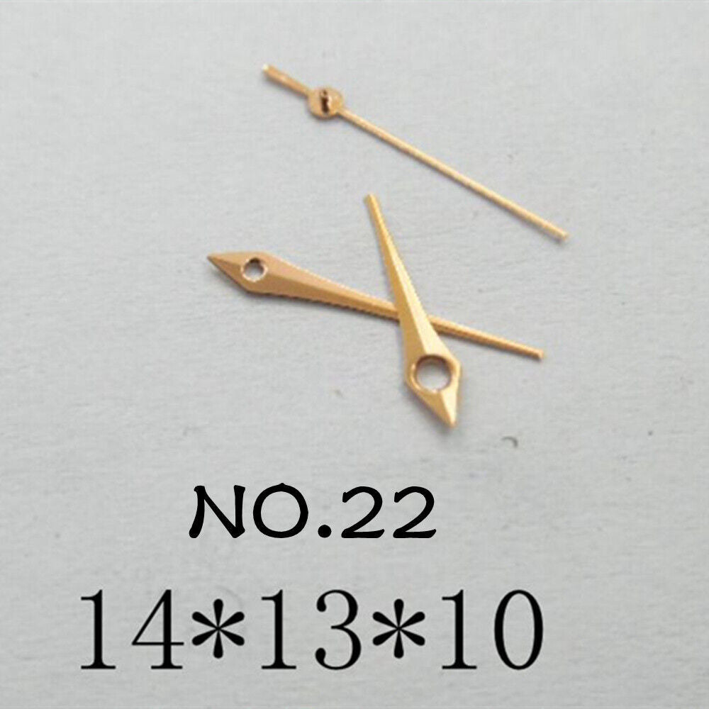 2 Sets/Pack Golden Watch Hands Set for Miyota 2035 Movement