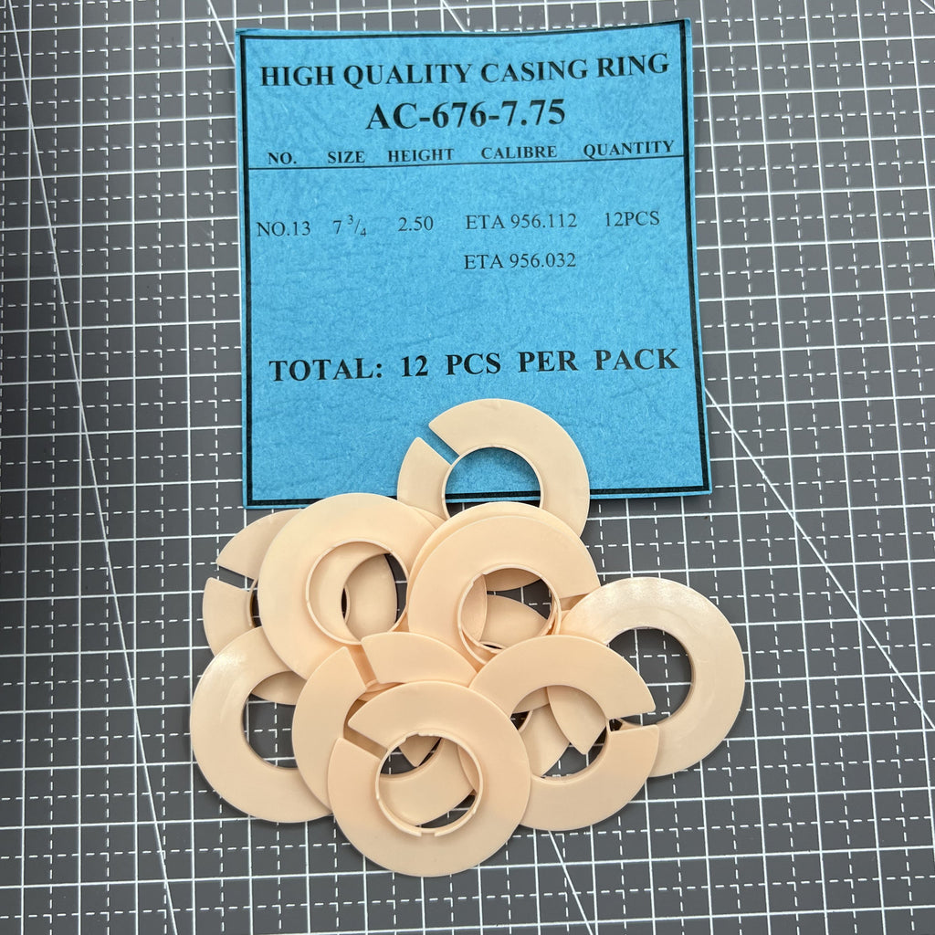 12 PIECES 1 Ligne Sizes Movement Case Spacer Casing Ring Holder #AC-676-7.75