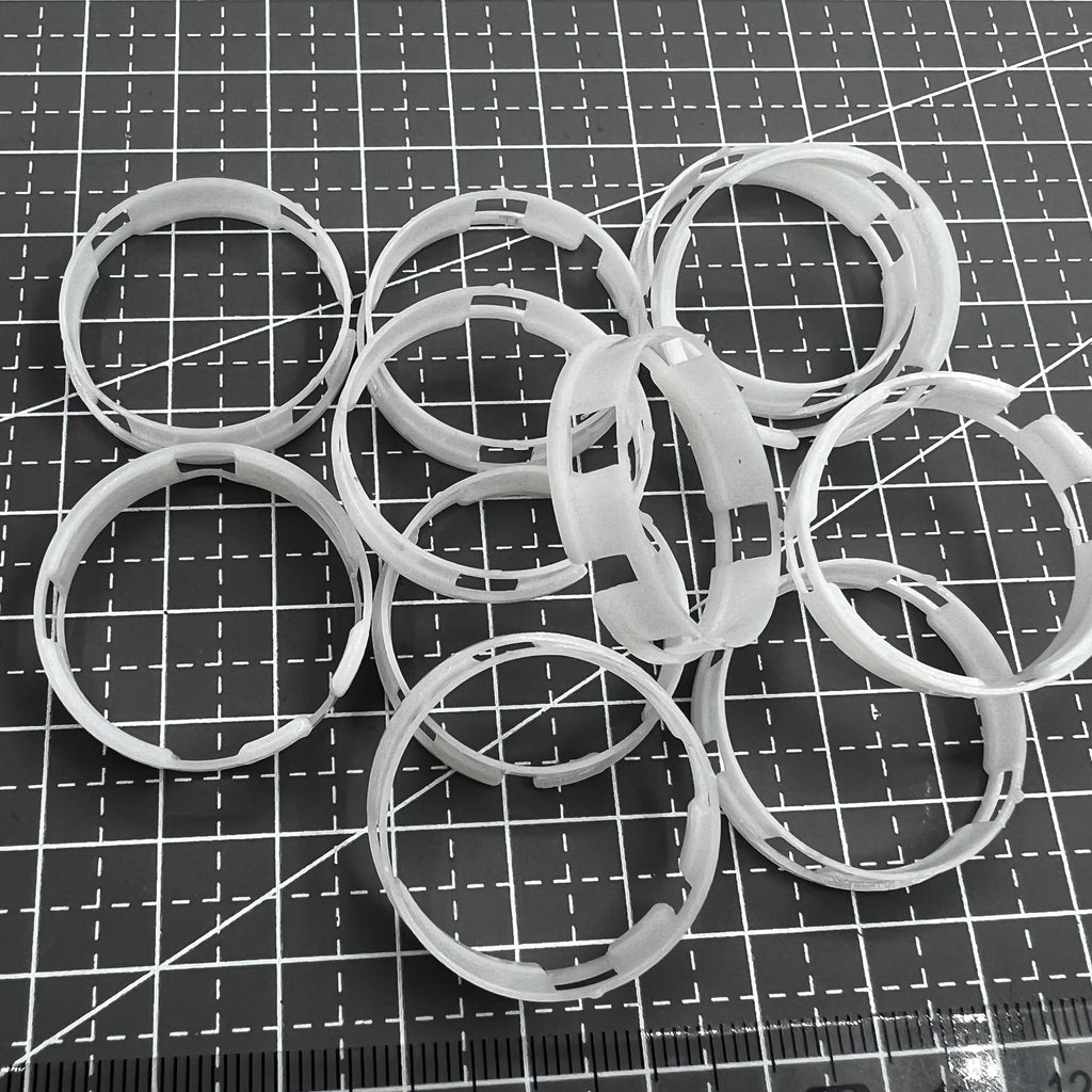 5 PIECES 6.5x27.5mm Cushion Mount Spacer Ring for ETA 2824/2836/2846 Movement
