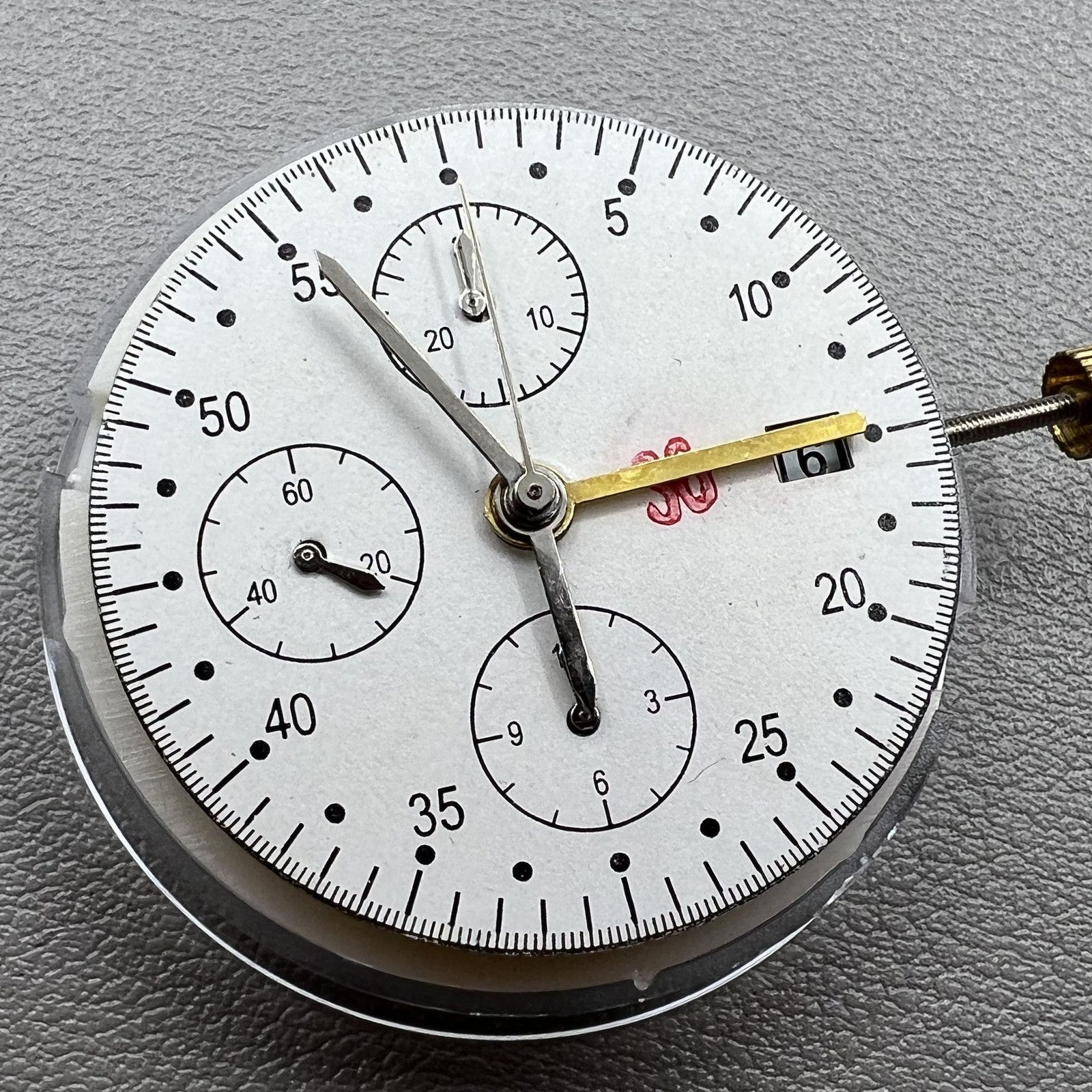 Dandong 7750 Mechanical Movement Single Calendar Small Second At 6/9/12
