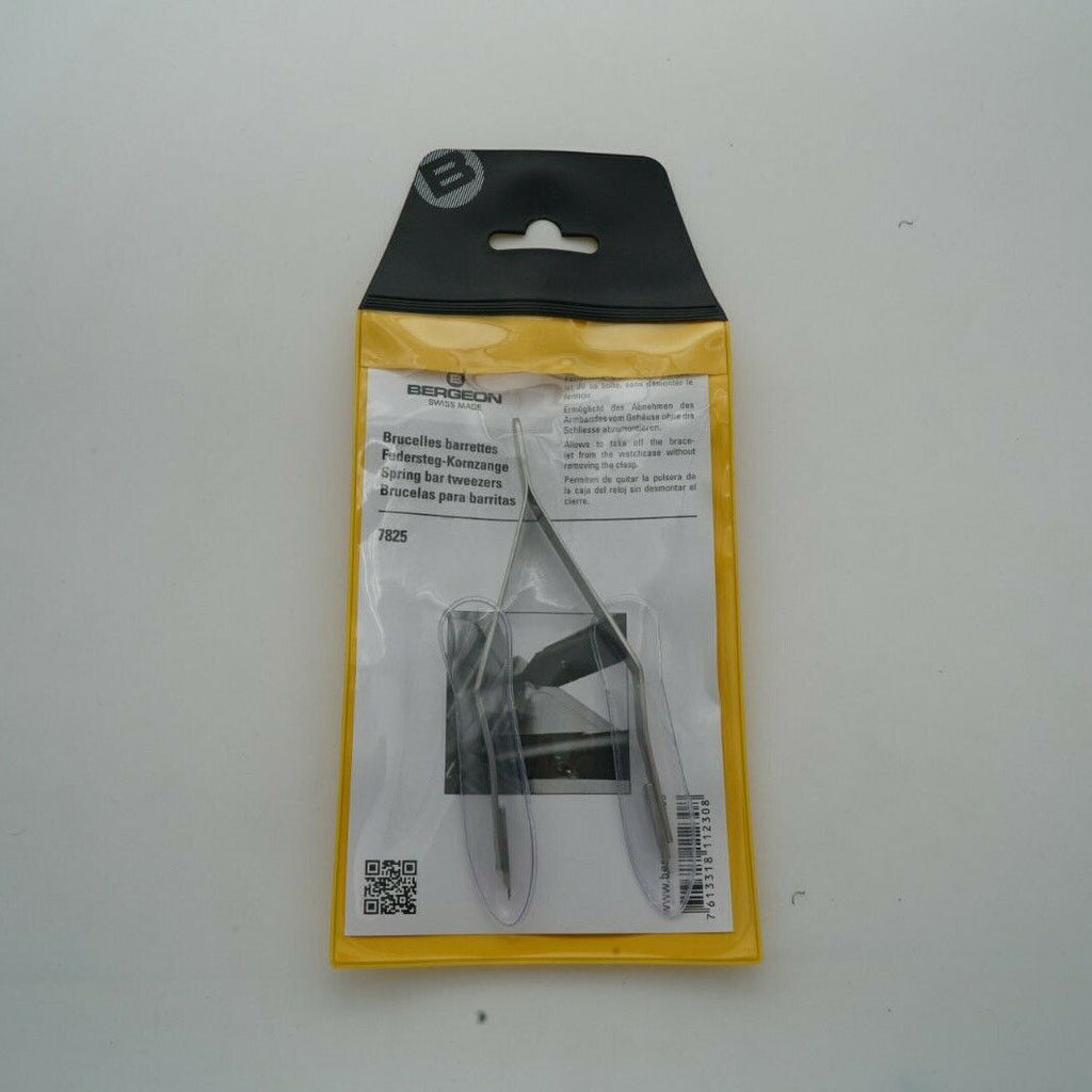 Bergeon 7825 Spring Bar Tweezer Lug Removal Fitting Tool Swiss Watchmaker