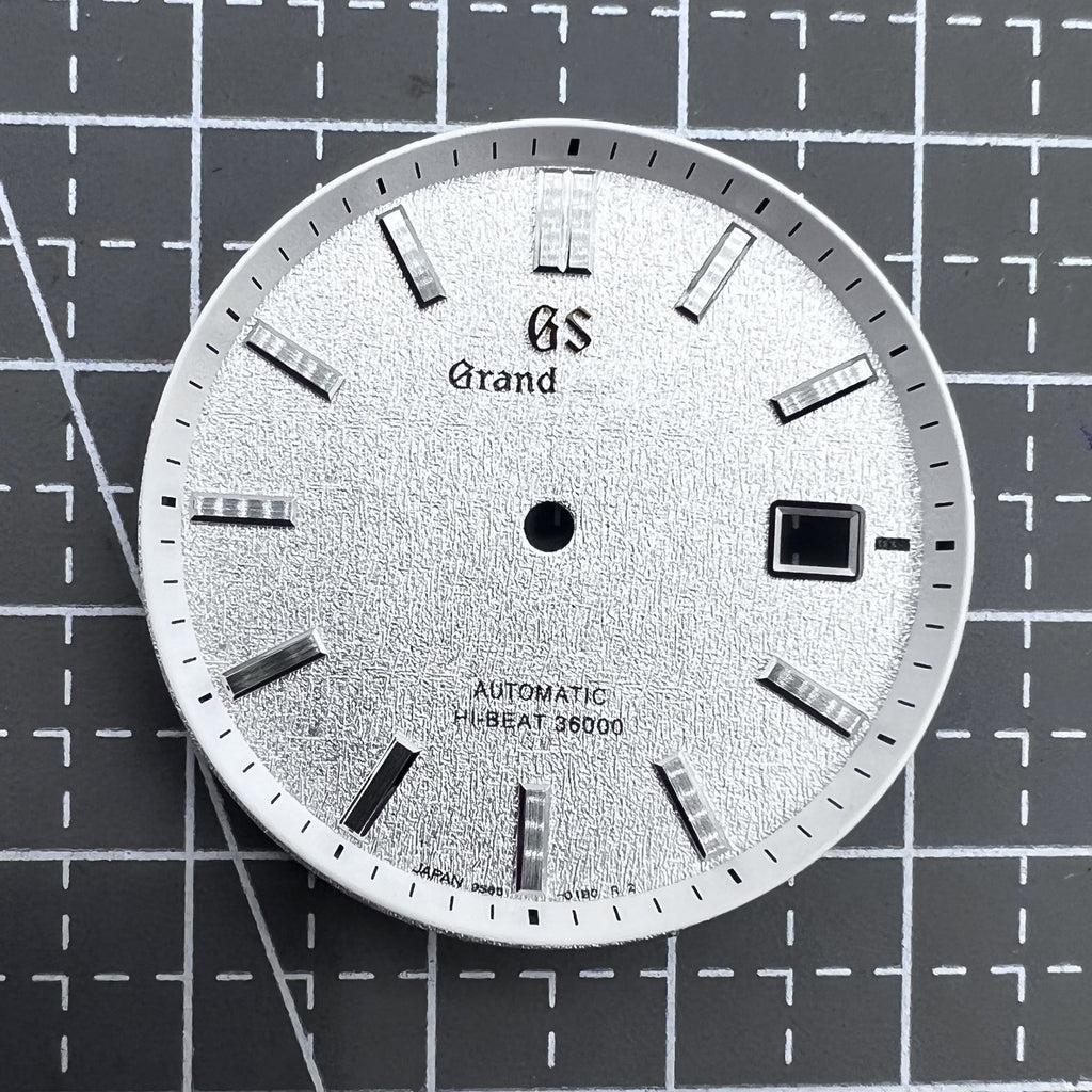 Modified Silver Datejust Watch Dial 33mm Without Lume for Movement NH35 NH36