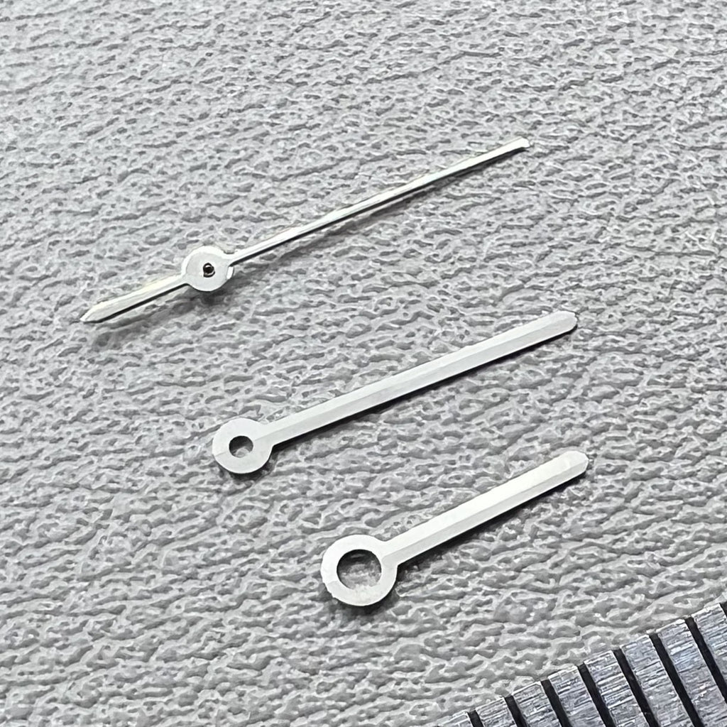 2 Sets/Pack 10mm Silver Trim Hands for Miyota 2315 2035 2036 2115 2305 Movement
