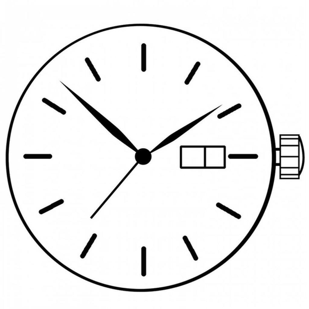 Hattori Epson TMI VX63 VX63E Watch Quartz Movement Japan Made