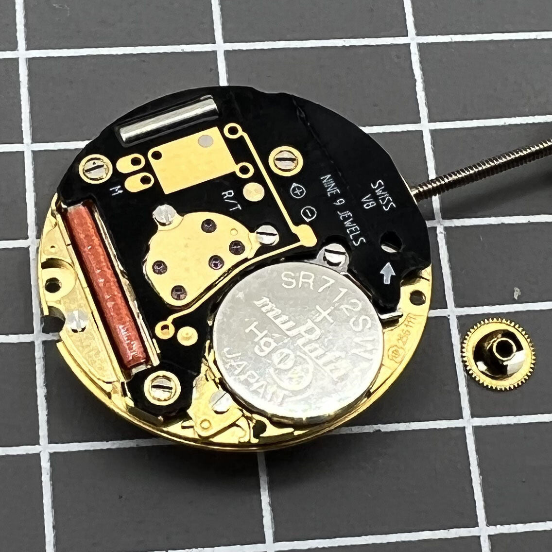ETA 256.111 Quartz Movement V8 Replacement of ETA 256.141 White Dial 3 Hands