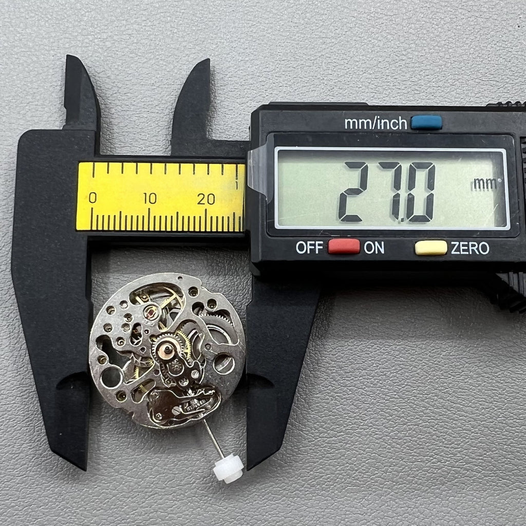 7120 Hollow Silver Automatic Mechanical Watch Movement