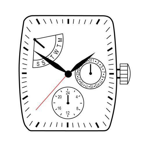 Hattori Epson TMI VX3T VX3TE Watch Quartz Movement Japan Made