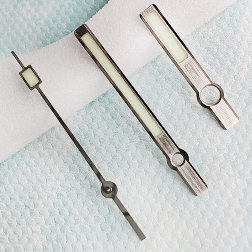 17mm 62MAS C3 Super Green Lume Watch Hands Set for Seiko SKX007/SPR777 NH35 NH36