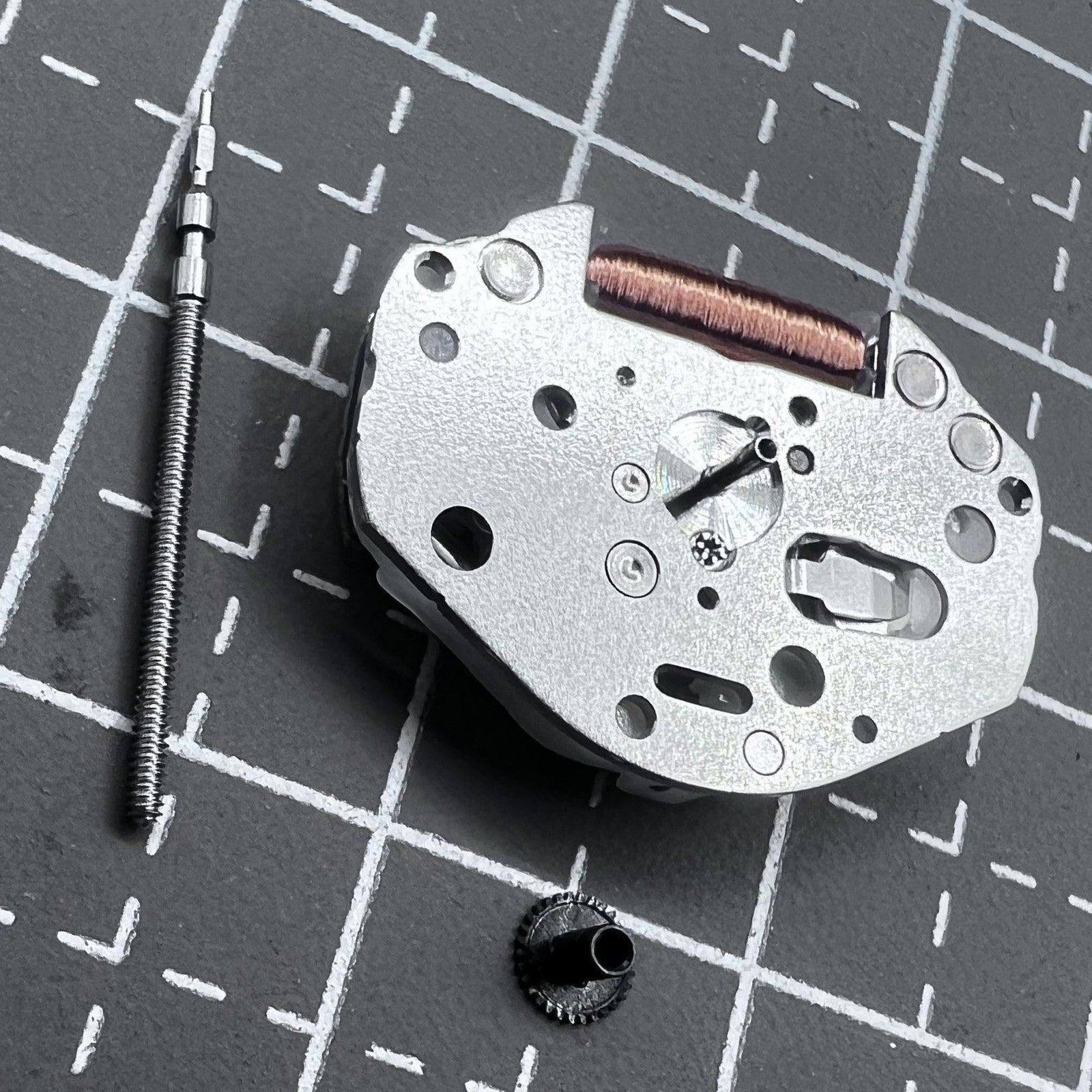 2 PIECES Miyota 2039 3 Hands High Pinion H3 Quartz Movement With Watch Stem