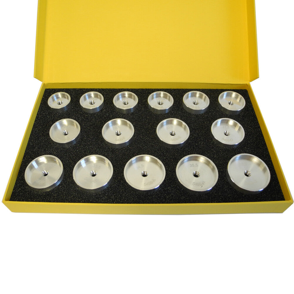 Swiss Bergeon 5499-15 15 Glass Fitting Dies Aluminium For Tension Ring Glasses