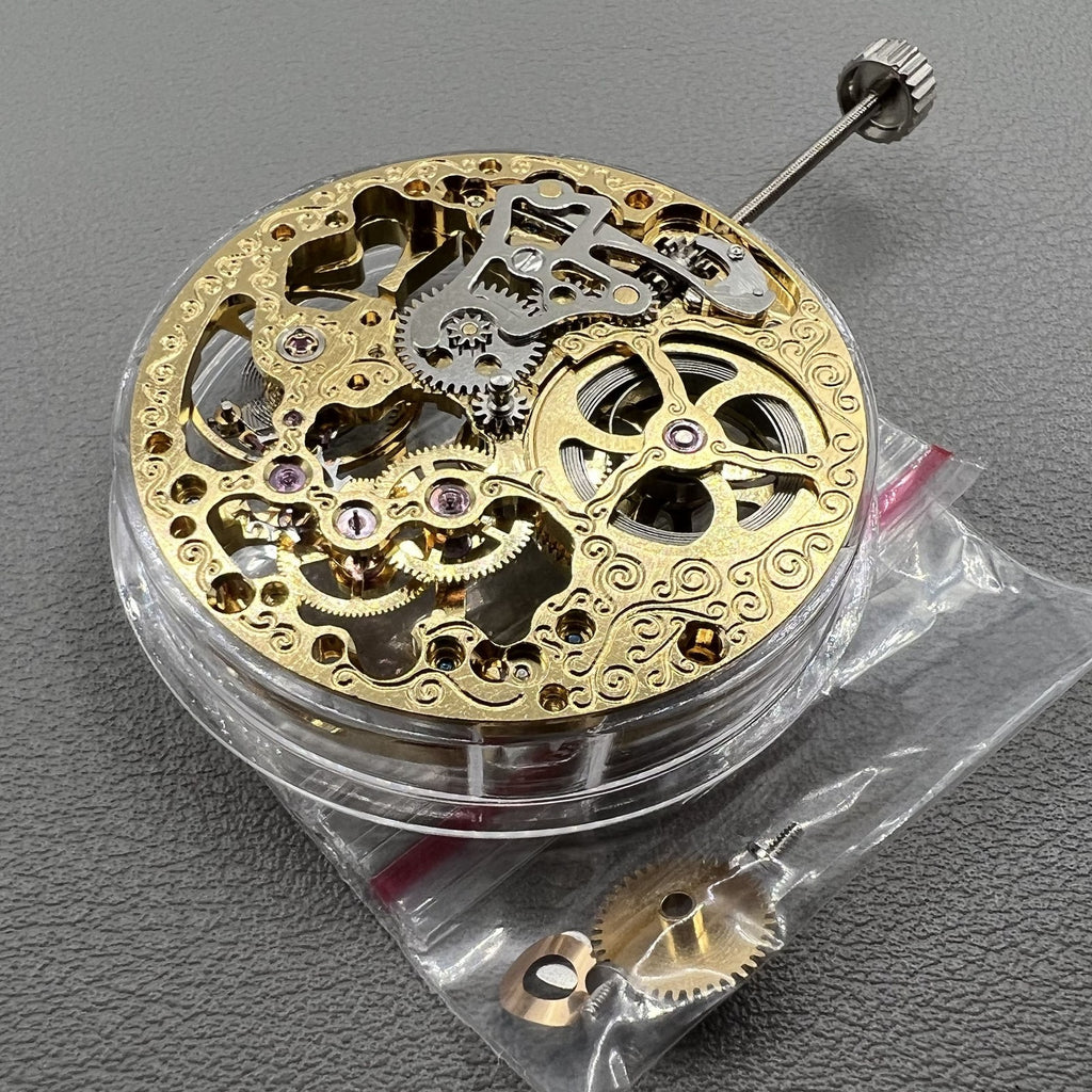 Golden Seagull ST3600 Mechanical Hollow Movement for ETA 6497 Second at 9
