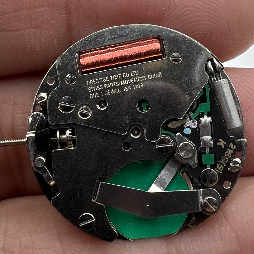 ISA 1198 Quartz Movement Swiss Made Movement Moon Star Phase Watch Repair Part