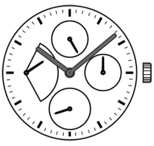 Hattori Epson TMI VD84 VD84A Watch Quartz Movement Japan Made