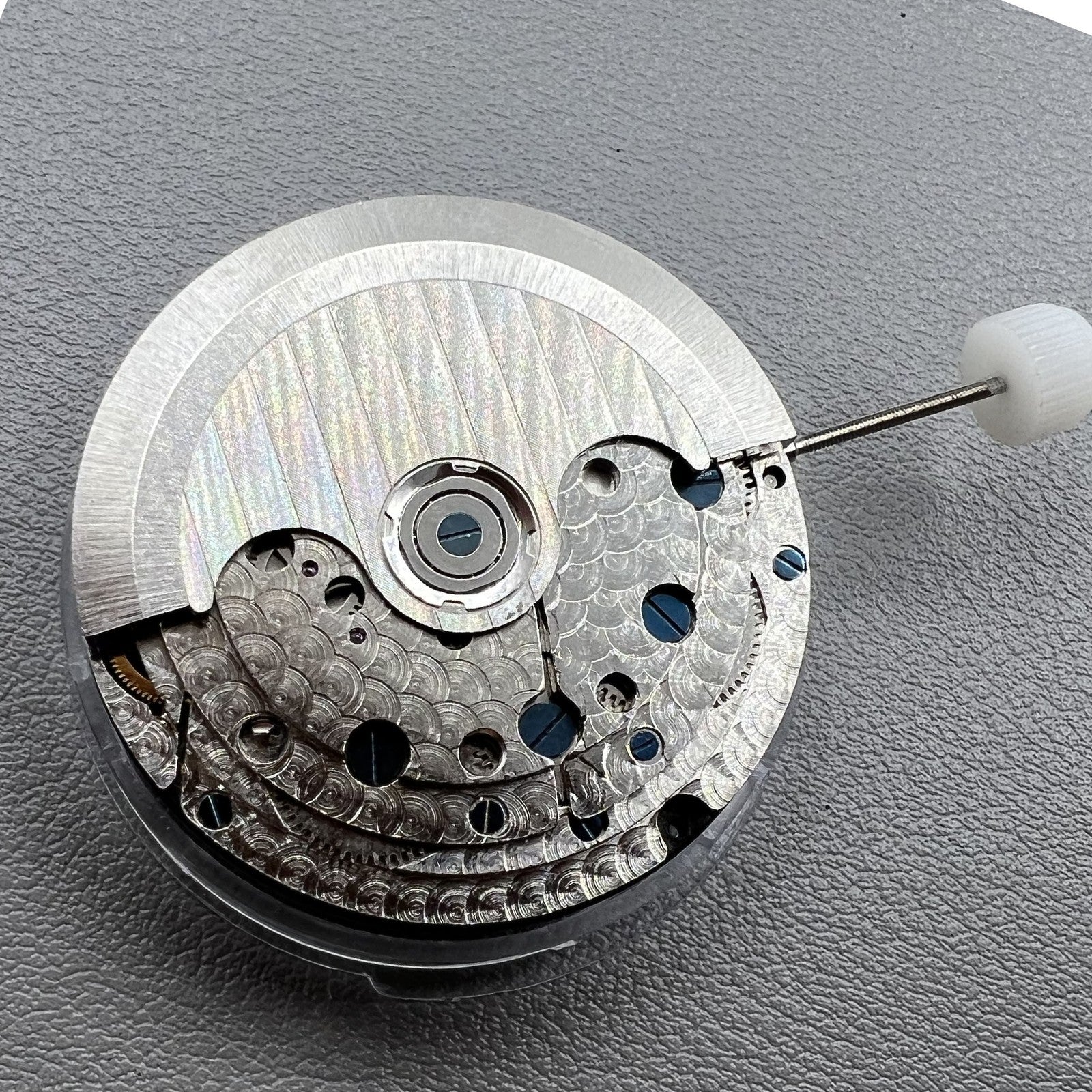 Black Multifunctional Automatic Mechanical Movement Double Flywheel