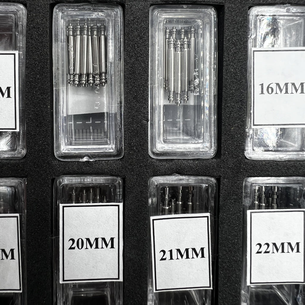 110 PIECES Dia 1.78mm RLX Style Spring Bar Assortment Watch Repair Kit Tool