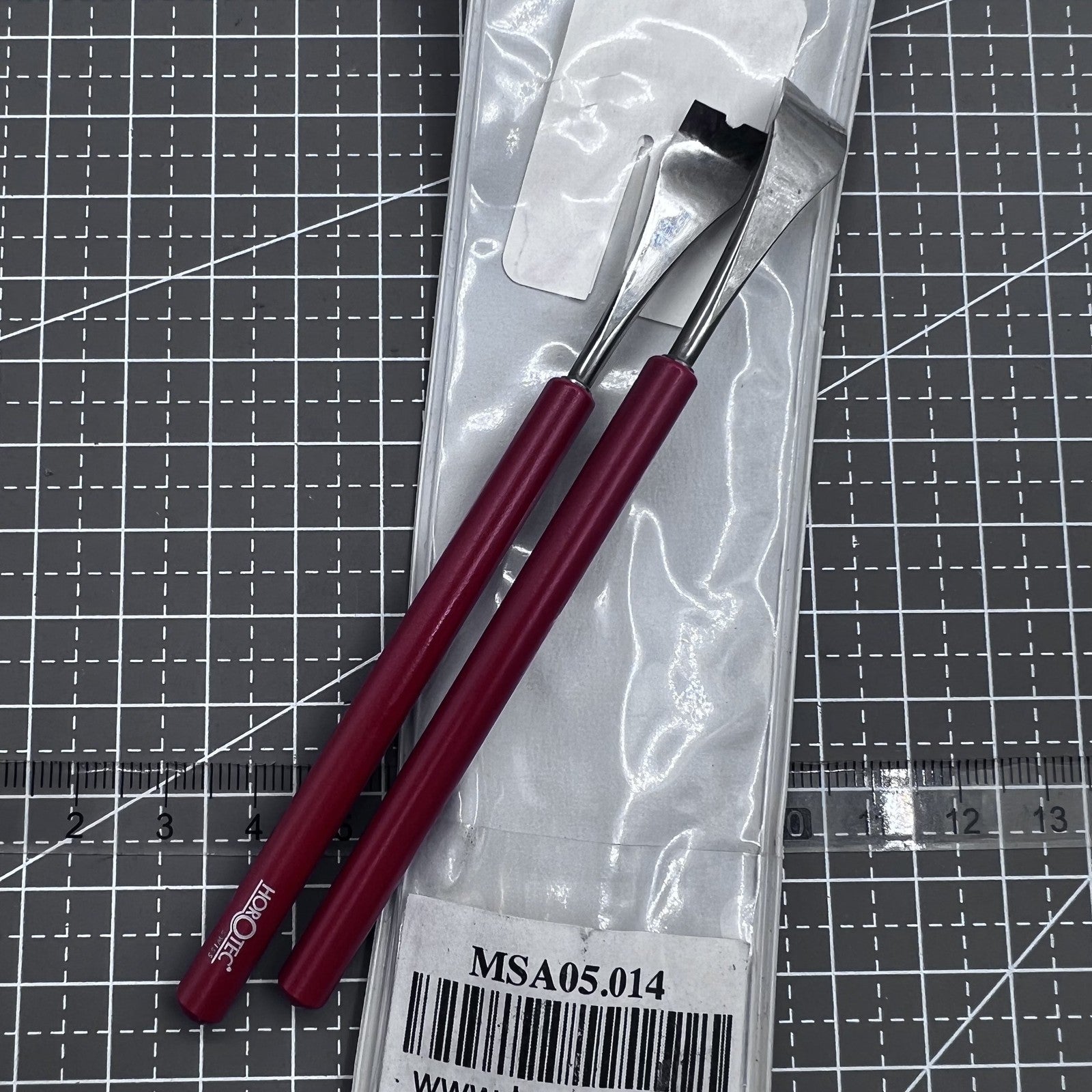 Swiss Horotec MSA05.014 Hand Levers Pair for Wrist Watches Width Tips 10.00 mm