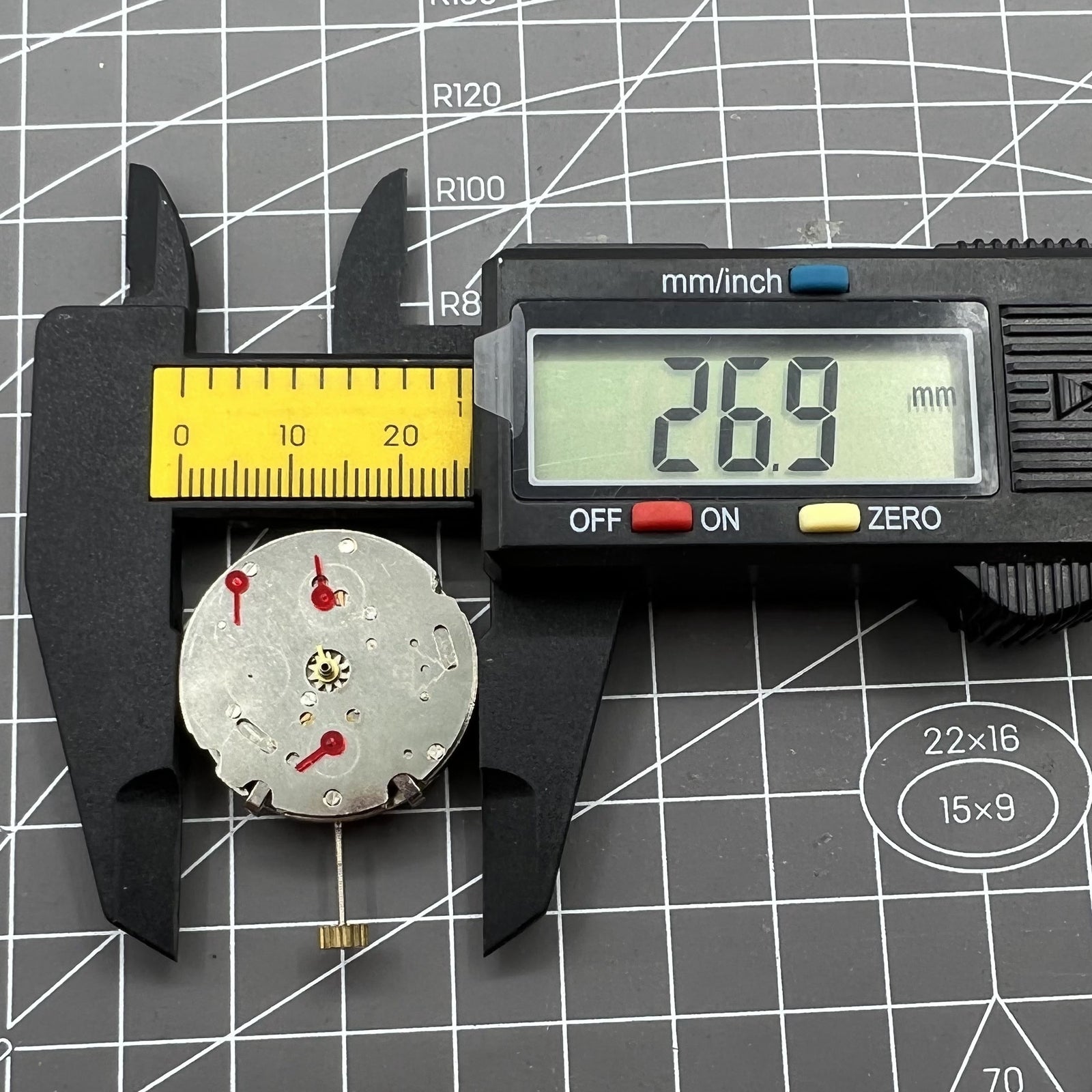 26.5mm Diameter 7120 Automatic Mechanical Watch Movement Multi Function Dandong