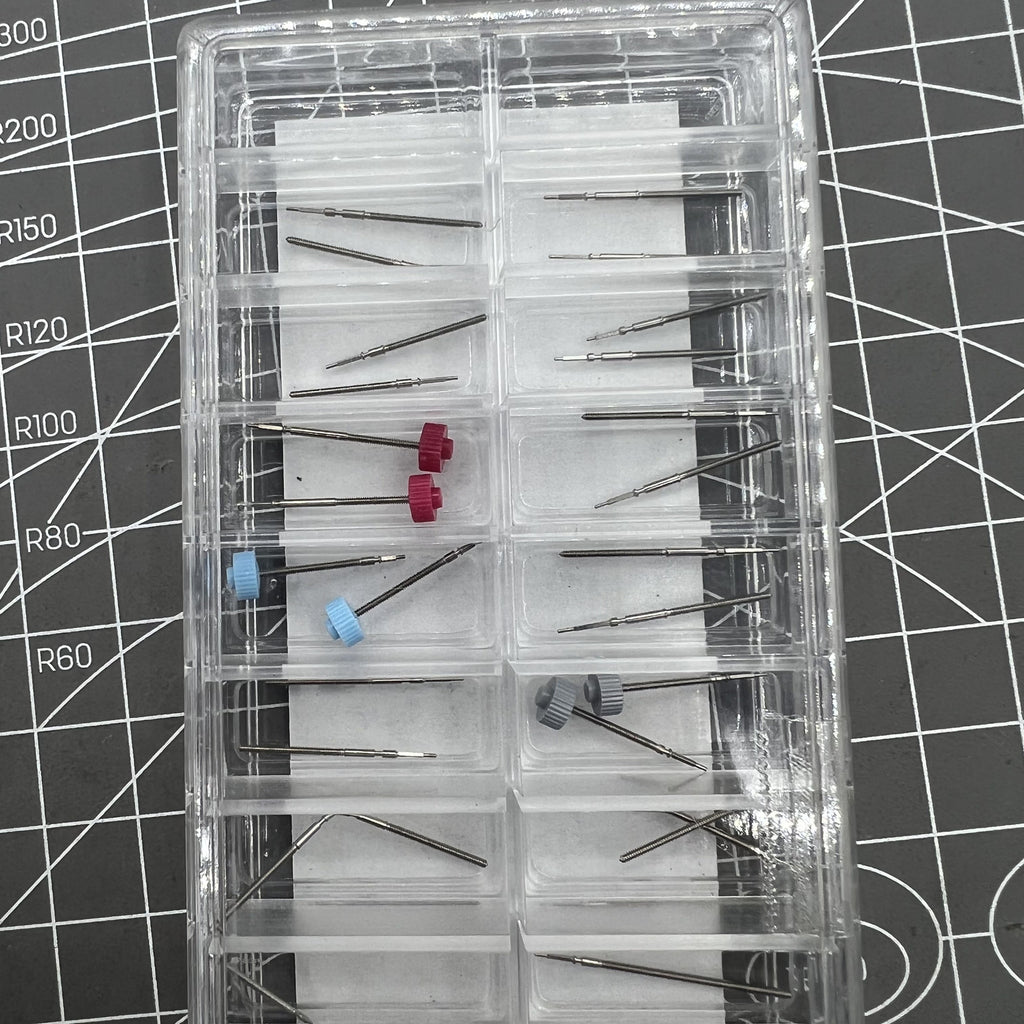 19 Sizes 38 PIECES Original Ronda Winding Stems for Ronda Movement