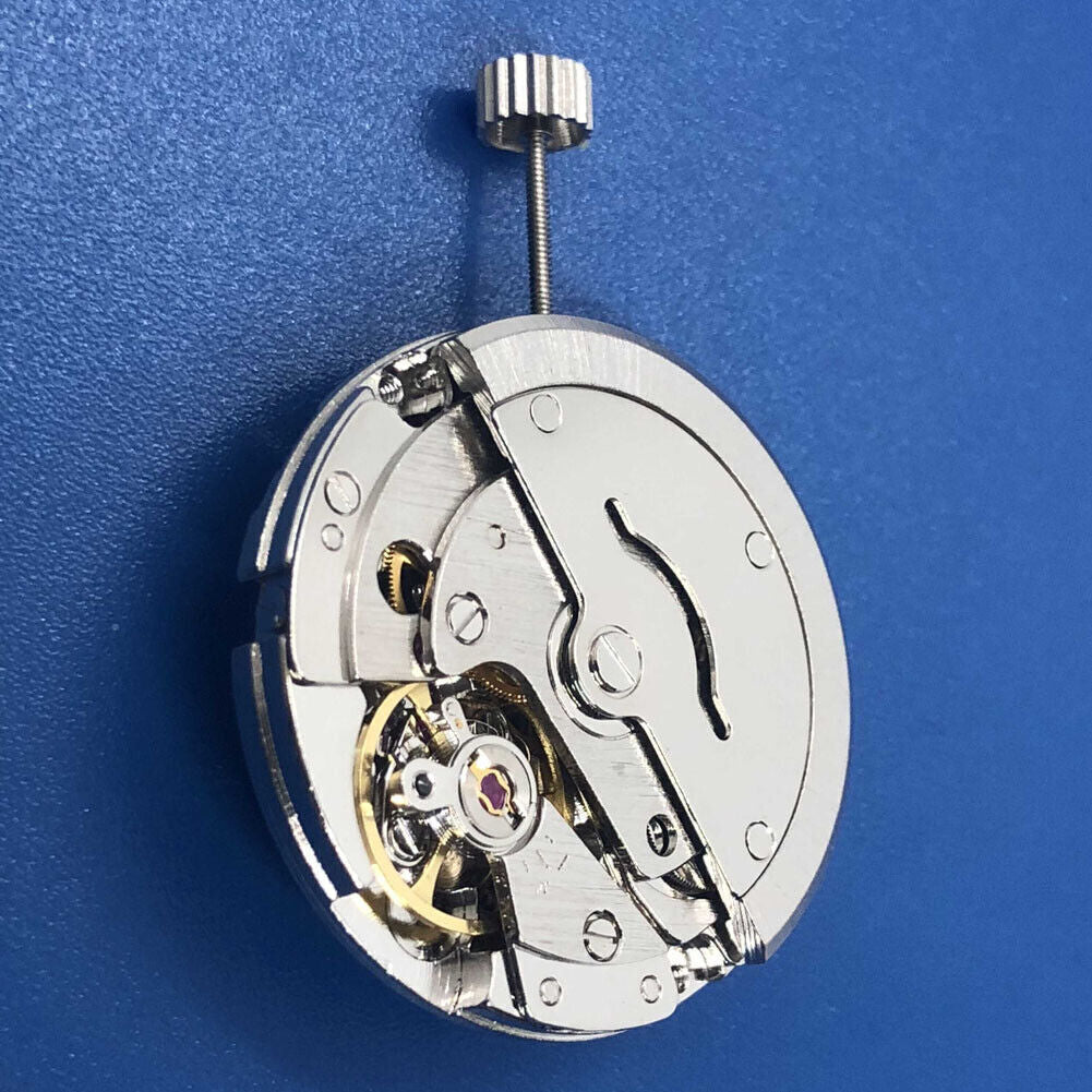DG2813 Automatic Mechanical Movement Day Date Silver Tian Jing 2813