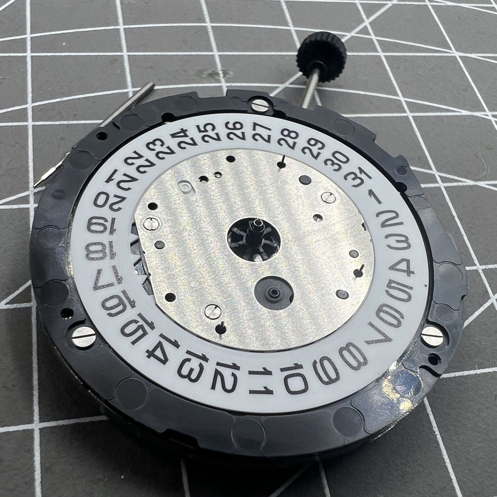 Miyota 6S20 Quartz Movement Date At 3, 3 Hands, Small Second @3@6@9