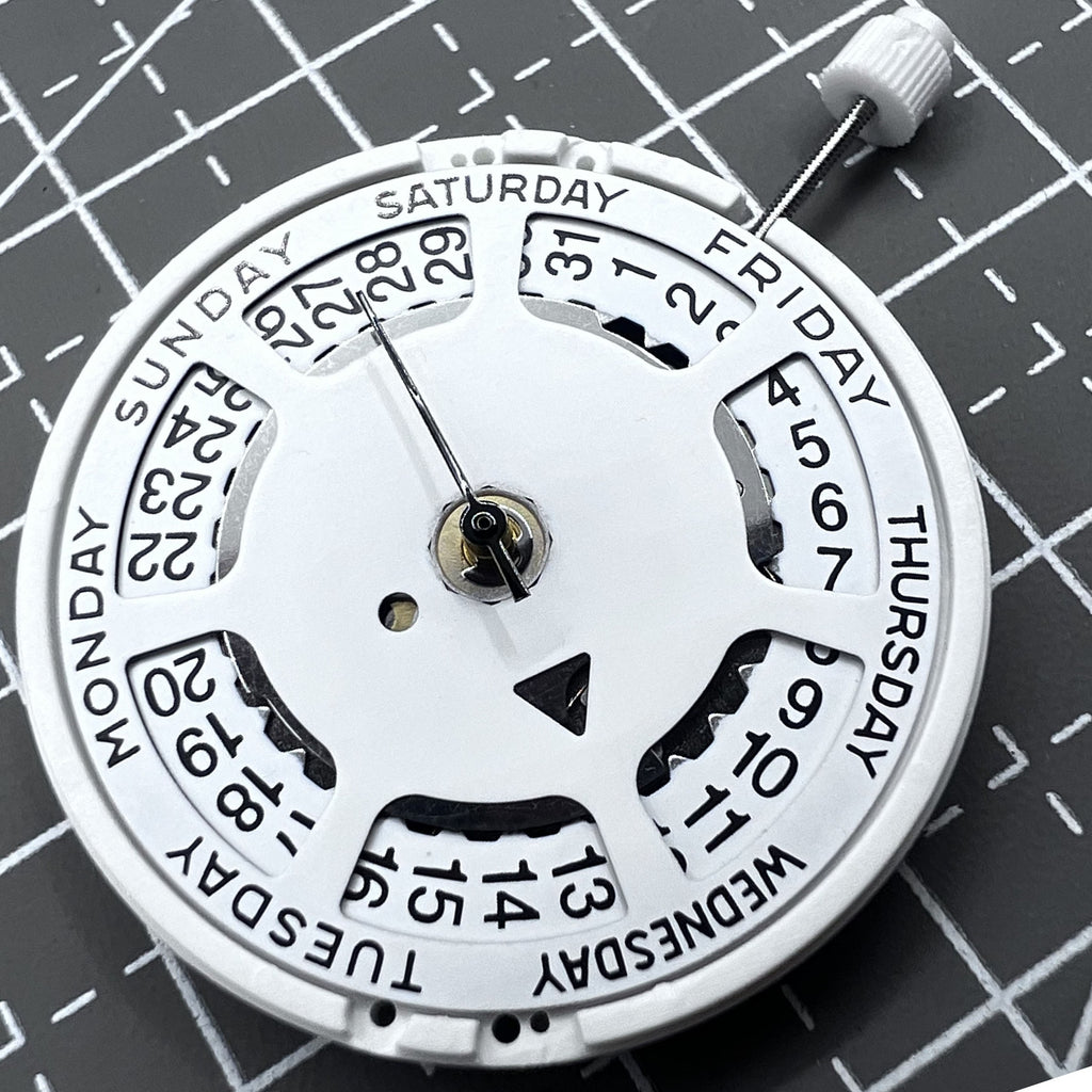 Swiss ISA 1198 Quartz Movement Day Date Movement