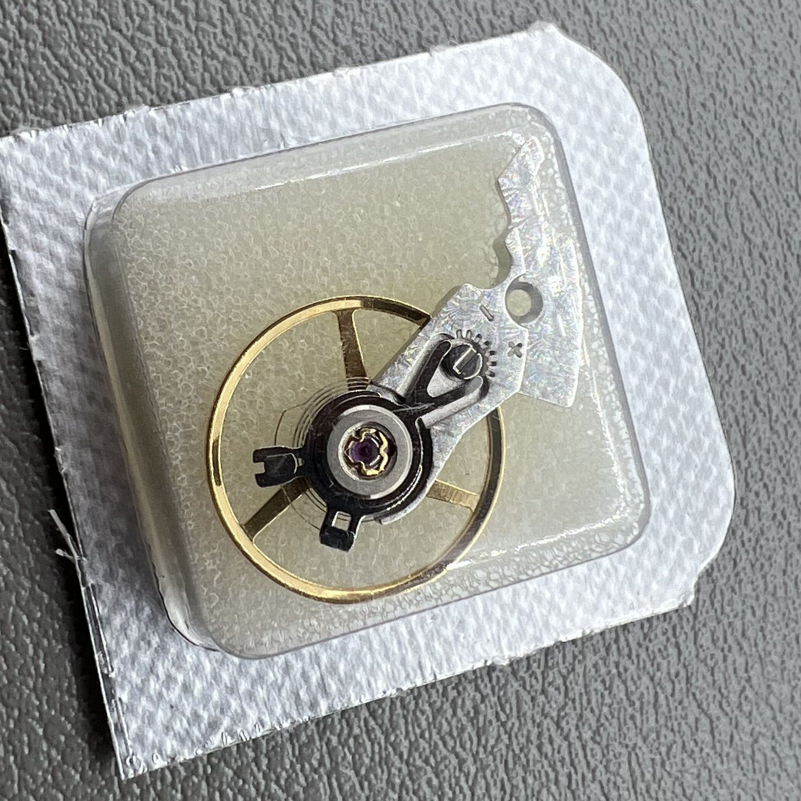 Silver Balance Wheel Splint With Veins For ETA 2824 2836 Movement