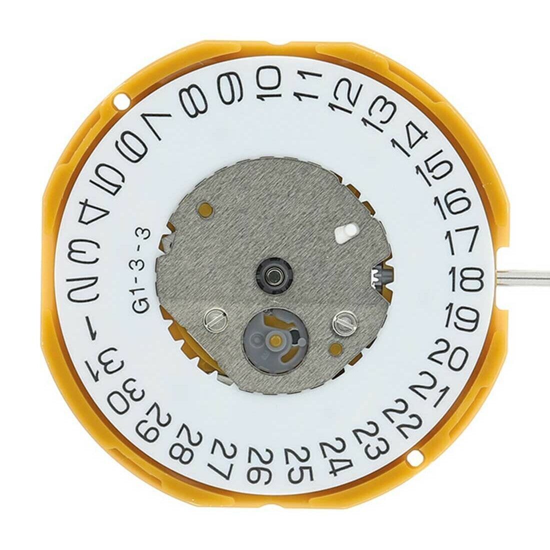 Miyota GM15 Japan Quartz Movement Date at 3