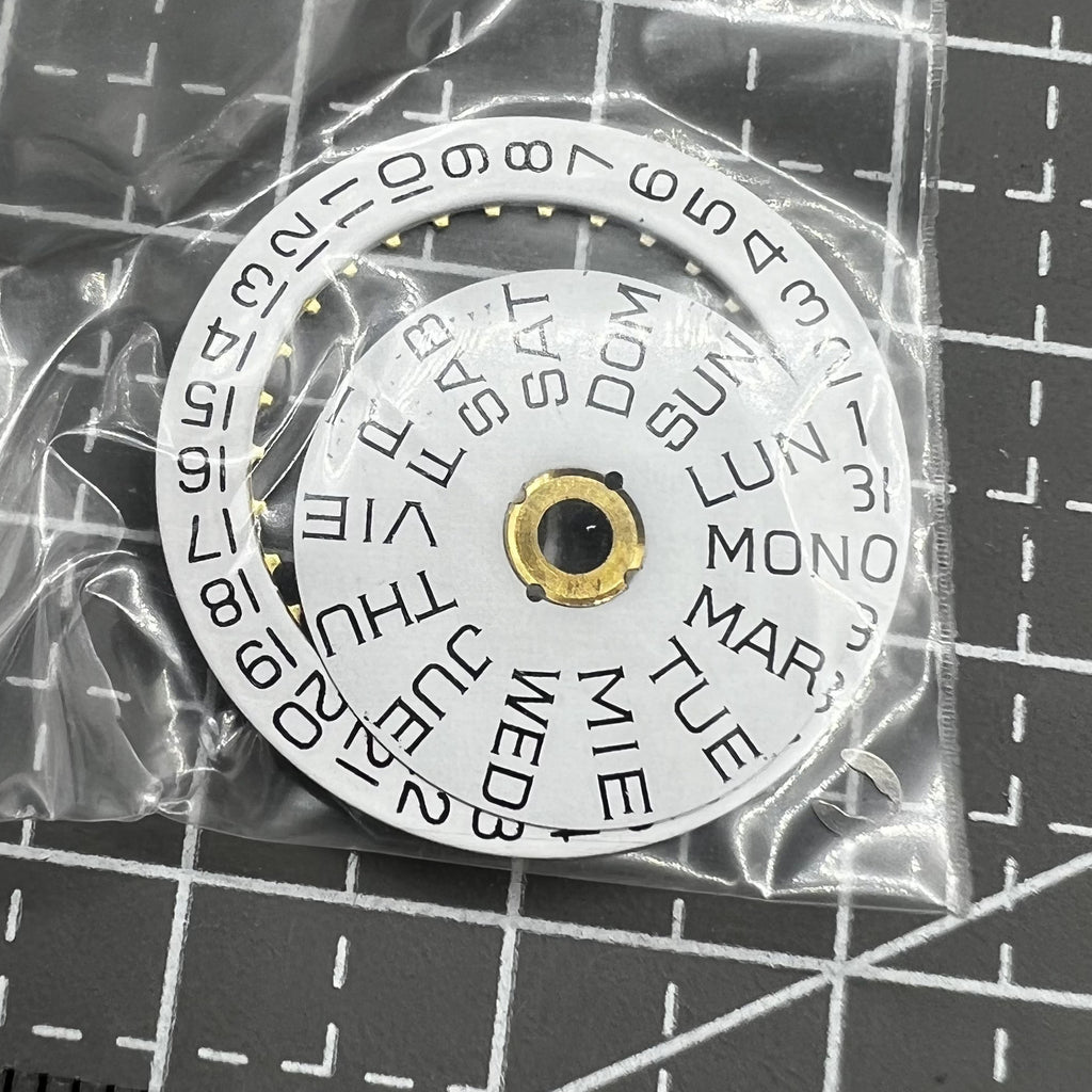 Date Week Disk Wheel Date Wheel for ETA 2846 2836 Movement #2846-1111