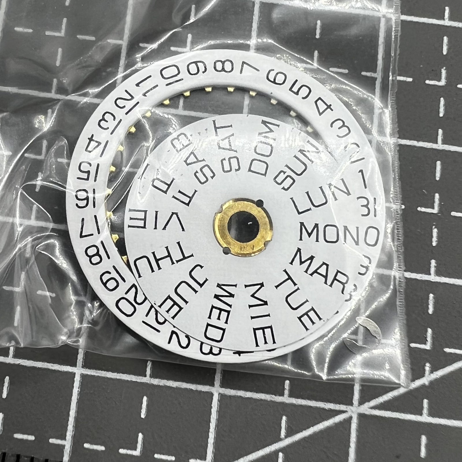 Date Week Disk Wheel Date Wheel for ETA 2846 2836 Movement #2846-1111
