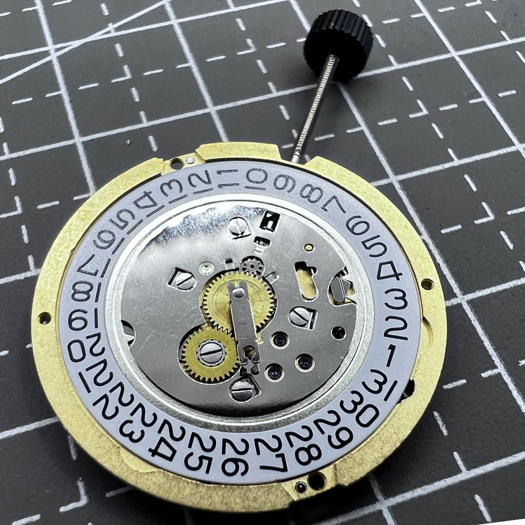 Swiss Ronda 1009 Watch Quartz Movement Date at 3 2 Hands