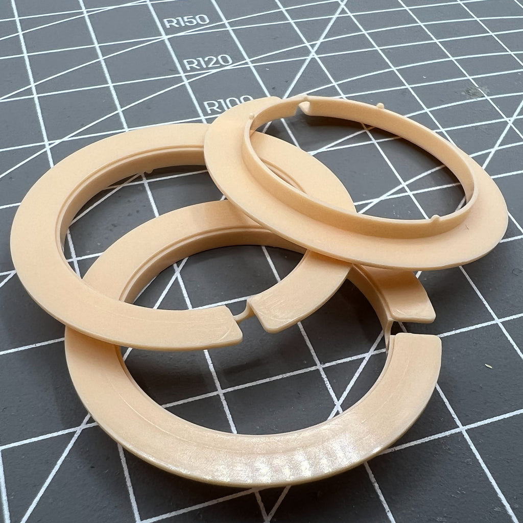 2 PIECES Watch Case Mount Spacer Fixing Ring for ETA955.112 Ronda 715 Movement